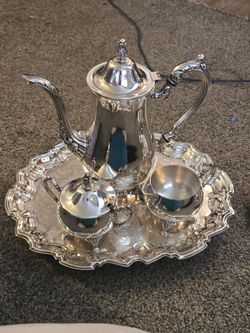Vintage Silverplate Tea Set