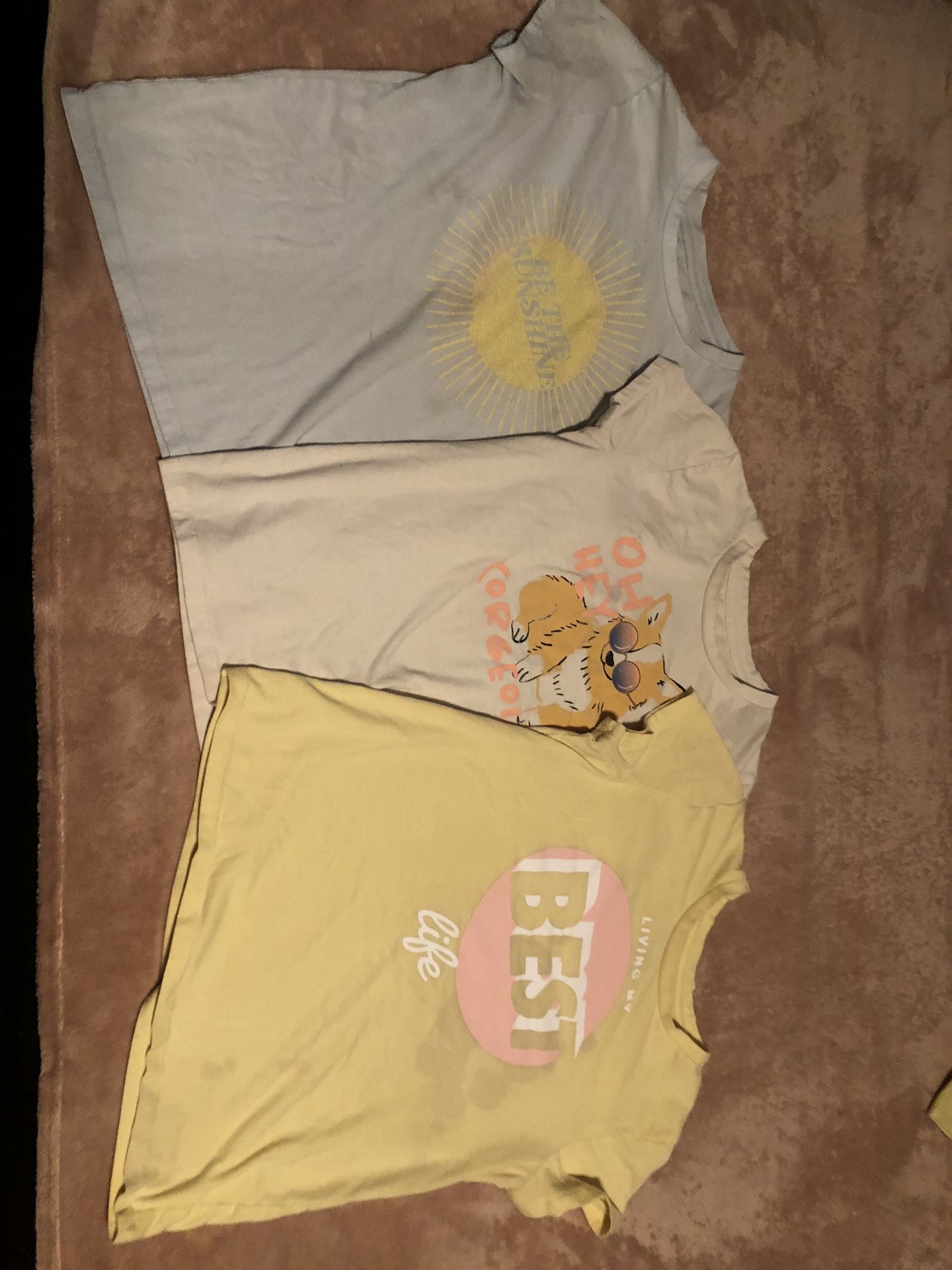 Three XL Girl Tshirts