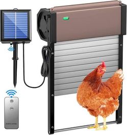 Brand New Automatic Chicken Cage Door, Lifting Waterproof Plastic Chicken Cage