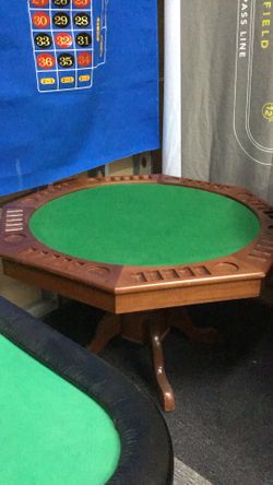 Vintage Poker Table