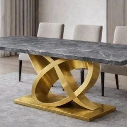 Contemporary Modern Dining Table 79x36