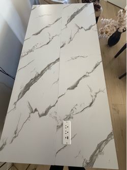 Kitchen Island with Storage, 55" W Large Island Table