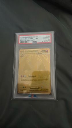 PSA 10 GOLD CHARIZARD Y EX