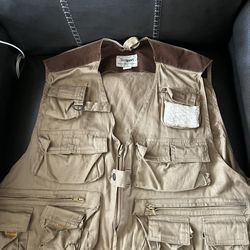 Texsport 100% cotton multi pocket utility vest