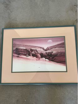 Art print Steven Kenny artworks Fall 1981. 42.5w x32.5”