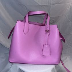 large pink purse