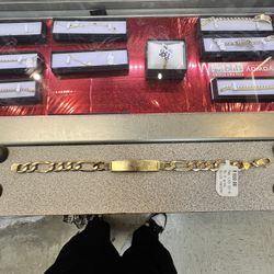 14Kt Figaro Bracelet (hollow) 