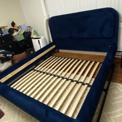 California King Size Bed Frame Made By Joybird Furniture PRICE IS FIRM 