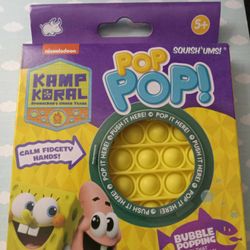 Kamp Koral Pop Pop! SpongeBob SquarePants NIB 