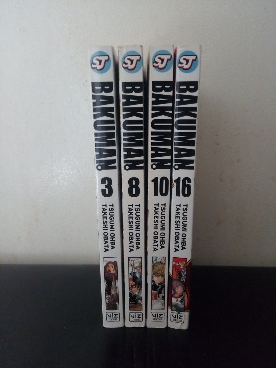 Bakuman vol.3,8,10,16 ShonenJump manga