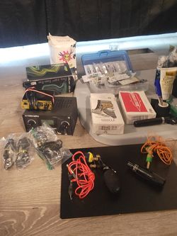 Tattoo set up/ thermal printer