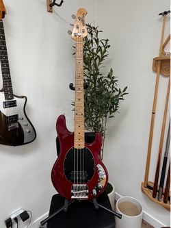 1992 Ernie Ball Music Man StingRay Bass – Candy Apple Red – Collector Grade Tone Machine