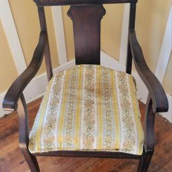 Antique Side Chair With Orignal Horsehair Filling