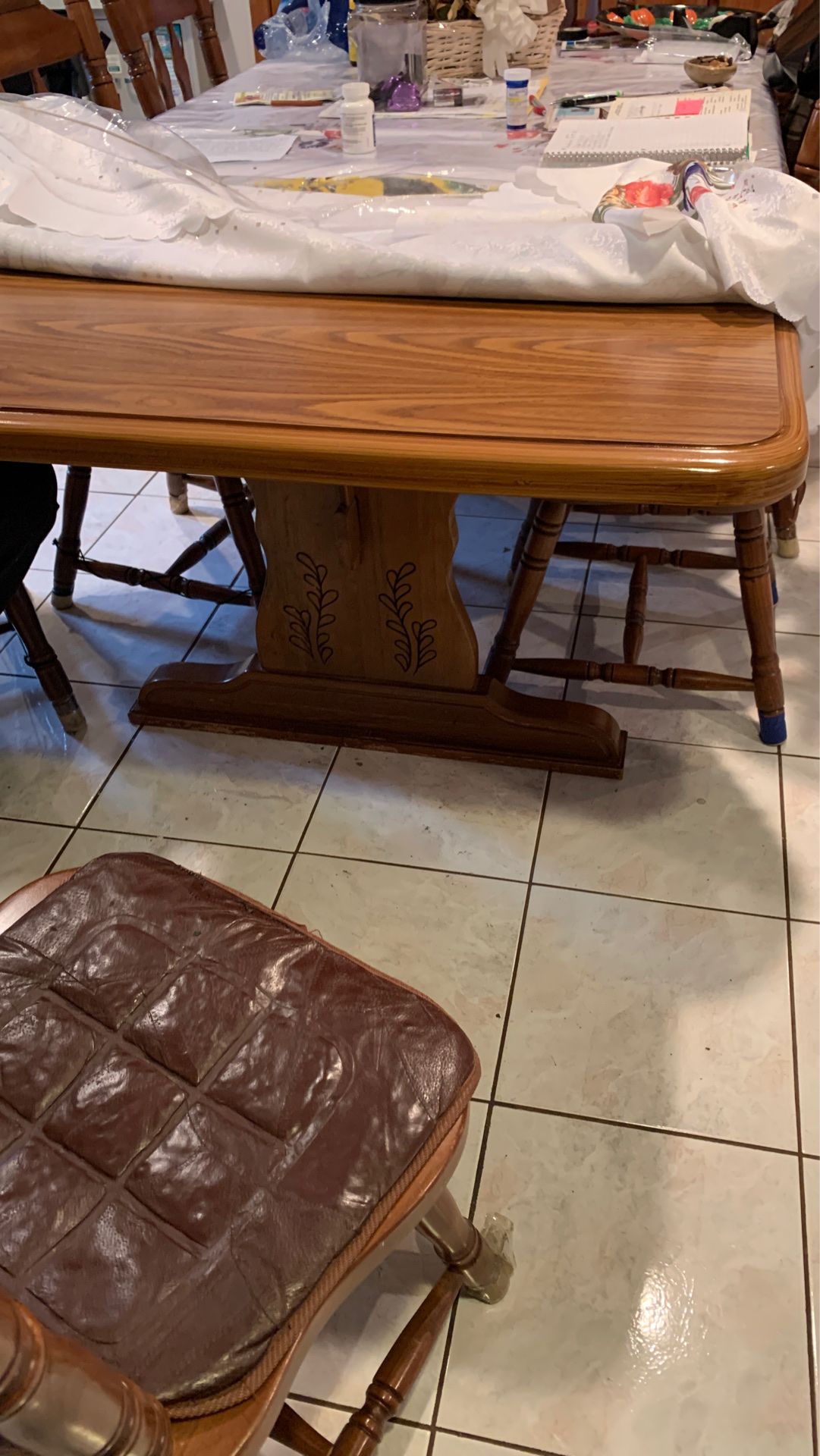 Dining room table and chairs at 12 chairs $ 100.00