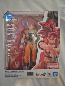 Sh figuarts super saiyan god aura goku