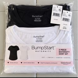 NEW Motherhood Maternity BumpStart 2-Pack Shirts – XL