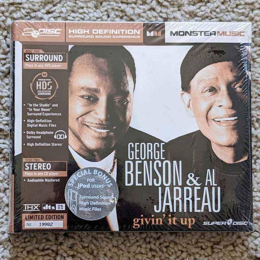 NEW George Benson & Al Jarreau - Givin' It Up double CD soul jazz funk rhythm & blues R&B music