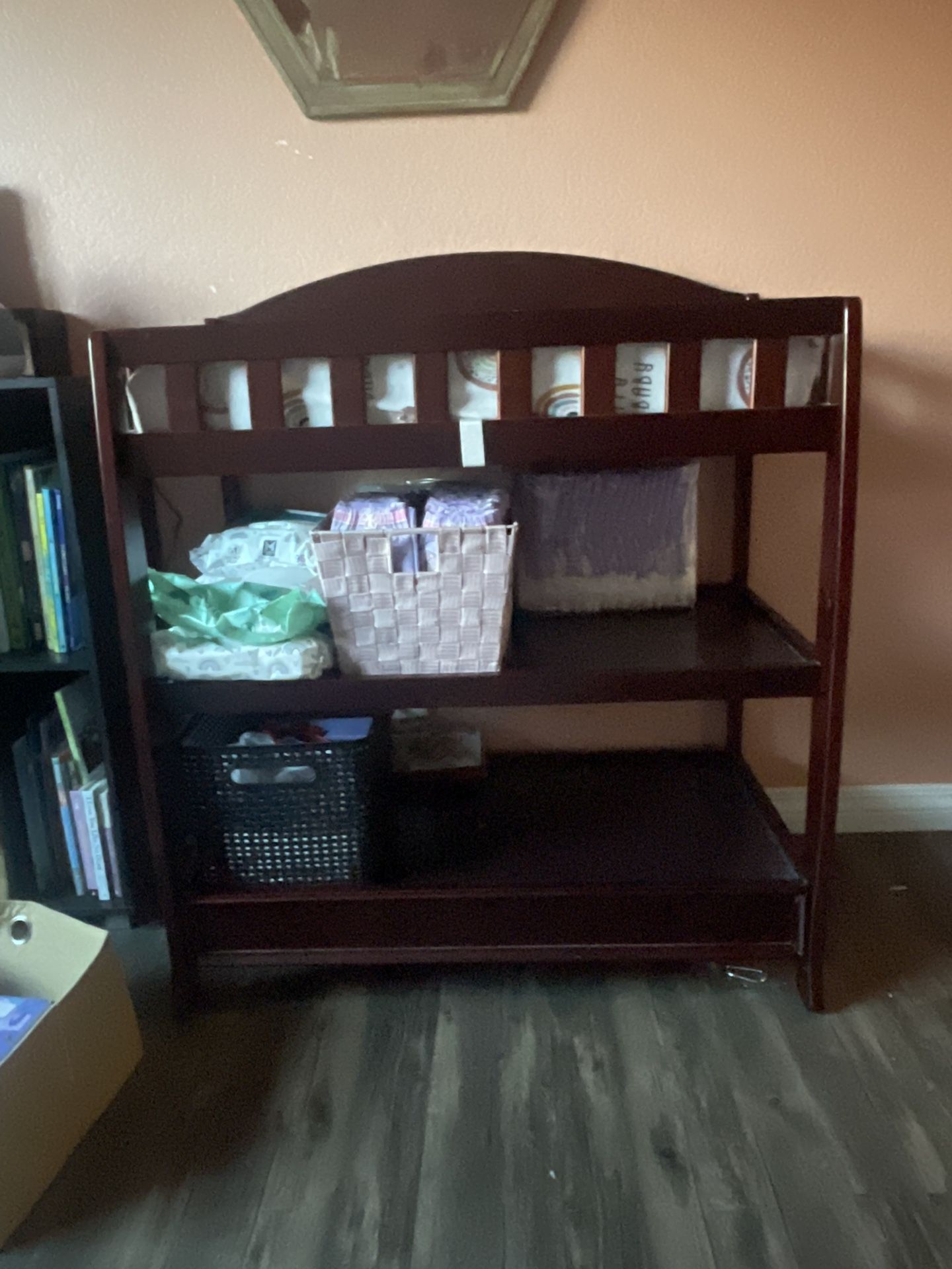 Diaper Changing Table W/ Pad & Sheet