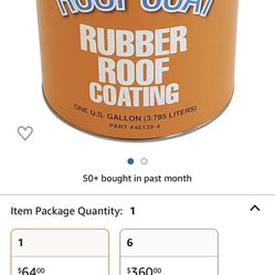 Two 1-Gallon Cans Of Heng’s Rubber Roof Coat For RV Roofs