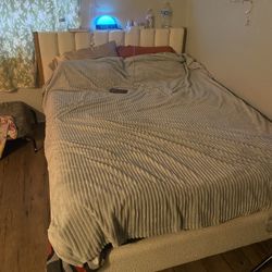 Queen Size Upholstered Bed frame 