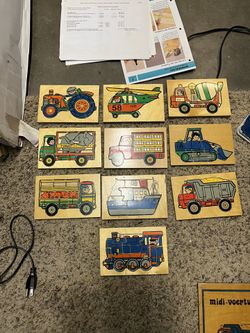 Antique Wooden Puzzles 