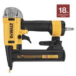 Brand New In A Box DeWALT Pneumatic 18-Gauge 1/4 in. Crown Stapler