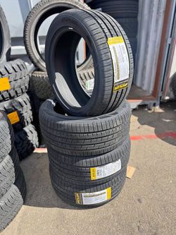 245-45-18 $340 CASH OUT THE DOOR All Season Tires installed (4) New 50,000 Mile Warranty-We Financca