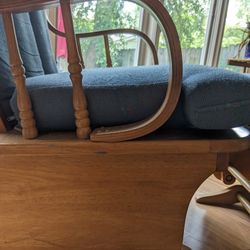 Gliding Chair And Footstool