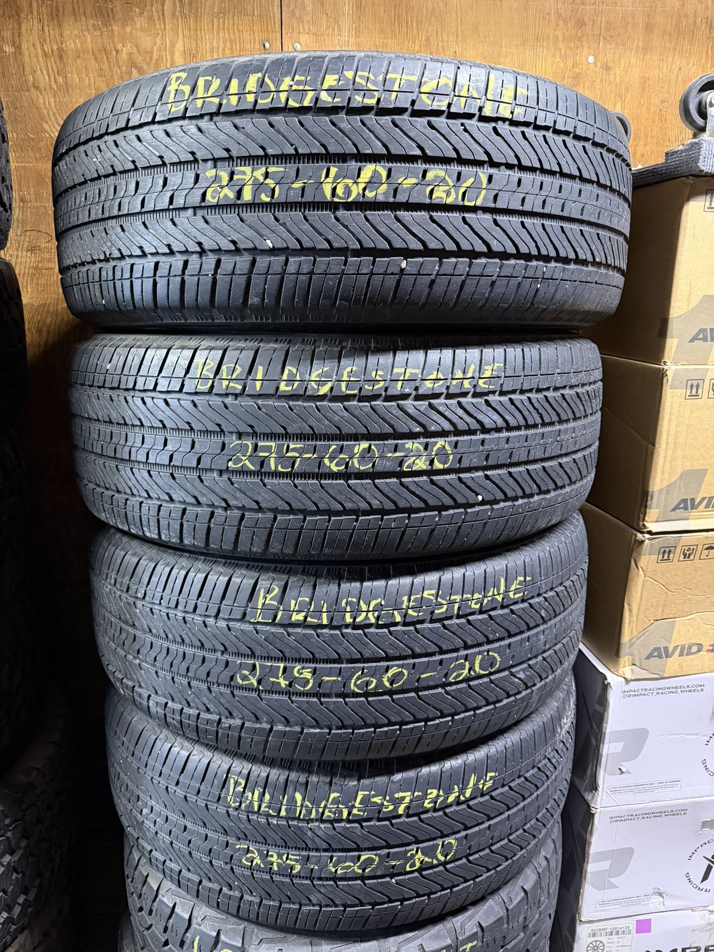 SET DE BRIDGESTONE 275/60/20