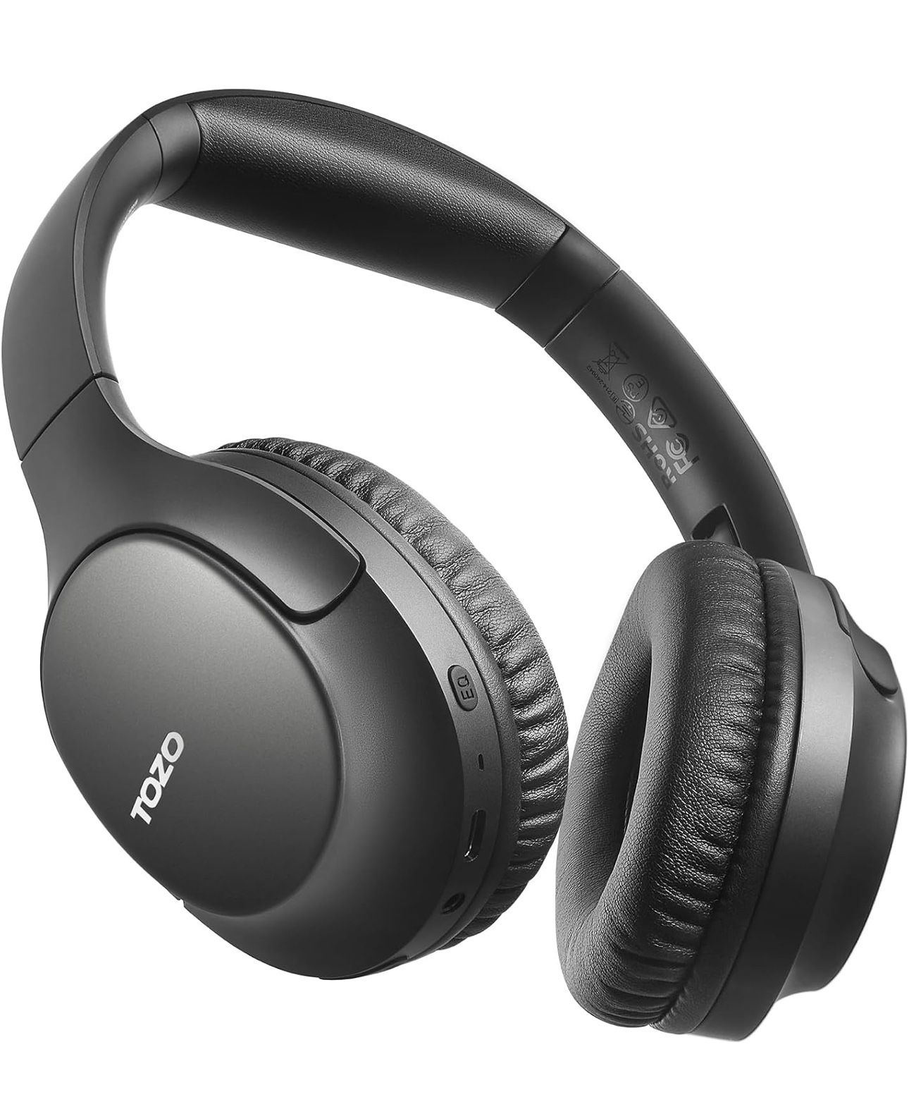 BRAND NEW Foldable Wireless Bluetooth 5.4 Over Ear Headphones with 70H Playback, Deep Bass Stereo Sound, Customizable EQ via Button & App