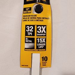 Dewalt BI METAL HACKSAW BLADES
