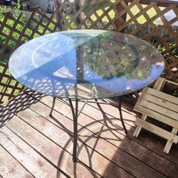 Glass table