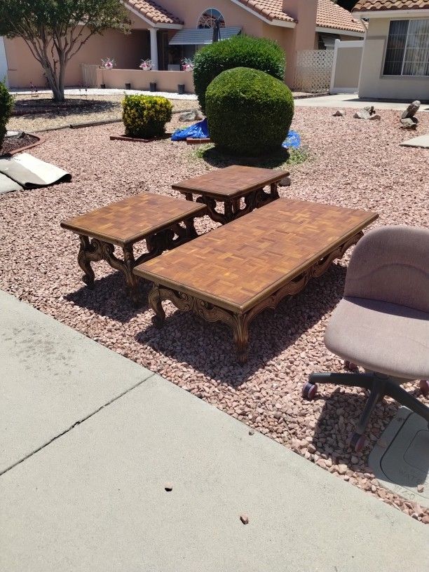 3 Piece Coffee Table Set
