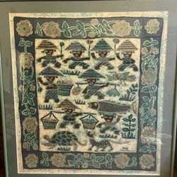 Batik Framed 