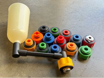 16pcs Oil Filling Funnel No Spill Oil Changing Kit for Import Domestic Car Truck