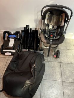 Doona Infant Stroller with Latch Base  Carry Bag