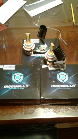 LED HEADLIGHT IRONWALLS COLOR BLANCOS 6000K #9004/HB1 NUEVOS EN SU CAJA TENGO DE TODO TIPO DE MEDIDAS NÚMEROS Y LETRAS
