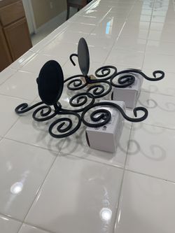 Candle holders $12 14.5 inches tall 7 inches wide
