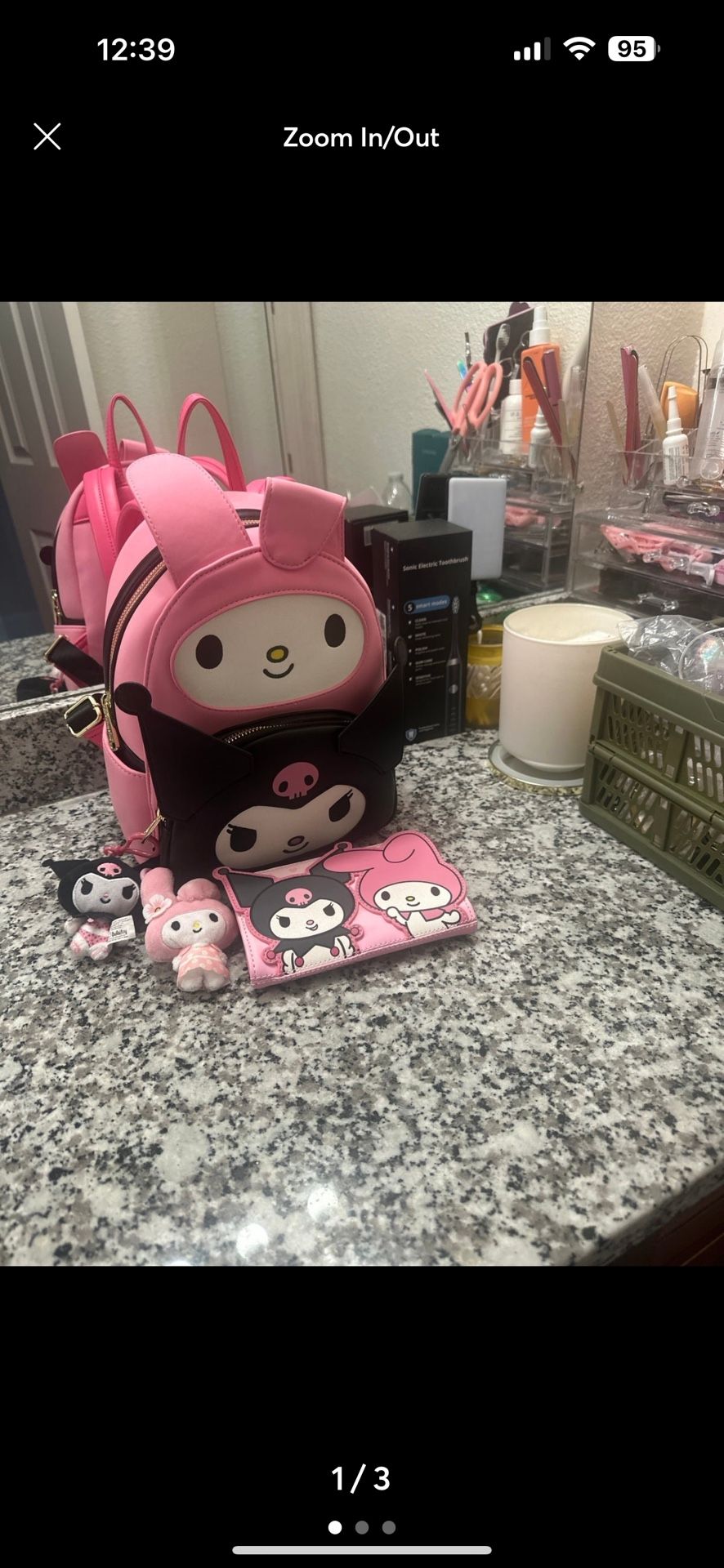Kuromi And Melody Loungefly Backpack