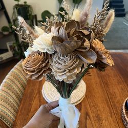 Set Of Sola Wood Flowers - Never Used