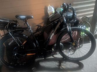 QLIFE Electric Mountain Bike (No Battery/No Charger) – Frame & Lots of Extras!