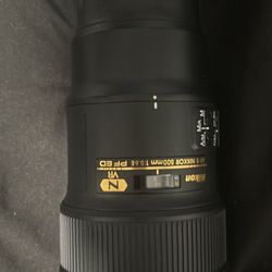 af-s nikkor 500mm f/5.6e pf ed vr