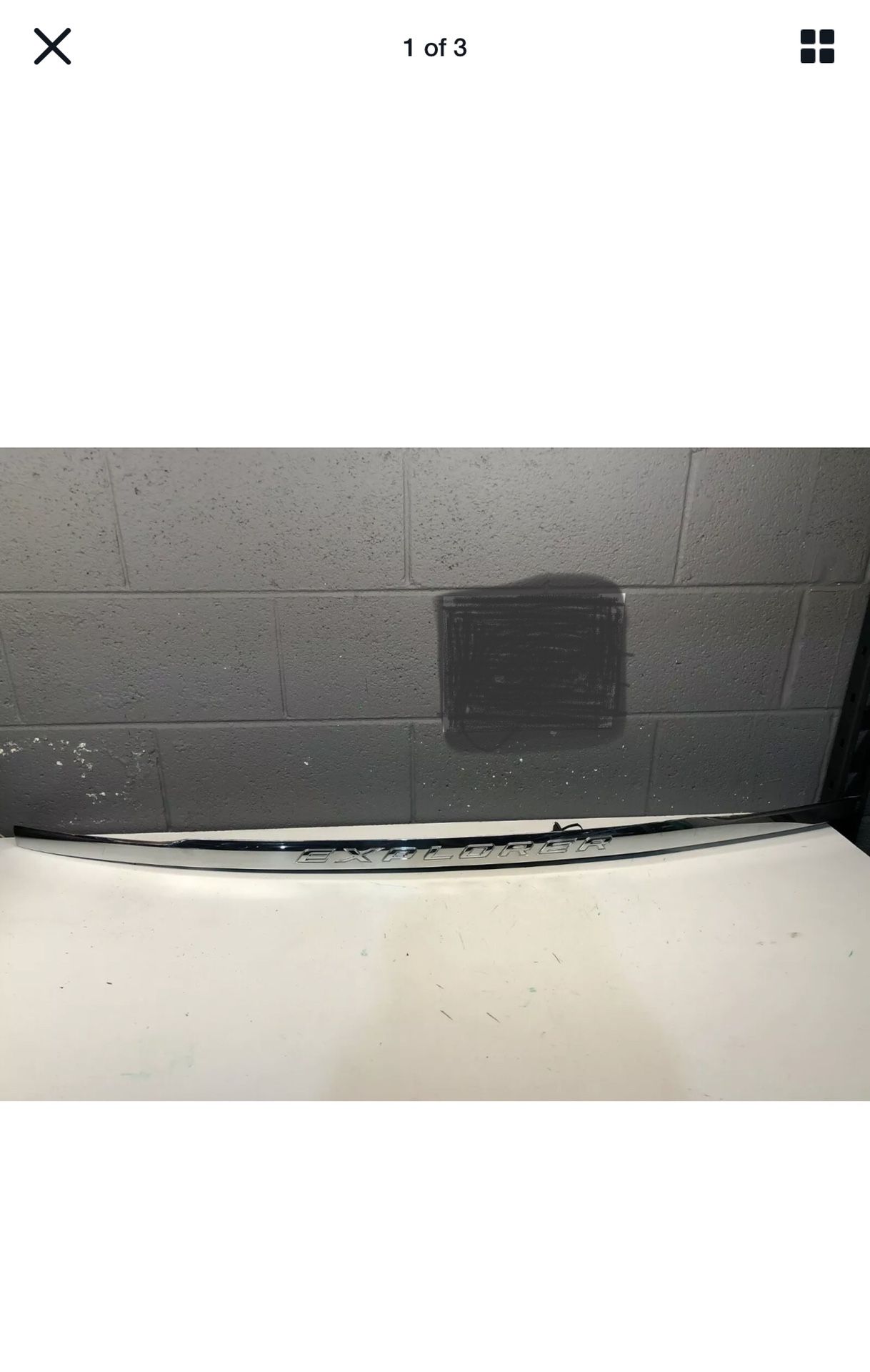 2011-2015 FORD EXPLORER TAILGATE MOLDING TRIM