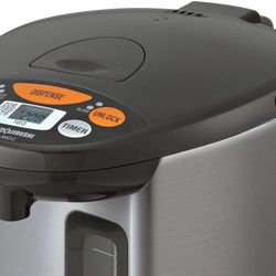 Zojirushi Micom Water Boiler and Warmer (135 Oz. / 4L, Silver) #1258Q UP2