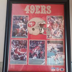 vintage 49ers poster  great xmas gift 