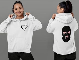 Ski Mask Baddie Graphic Hoodie 2 Colors S-XL