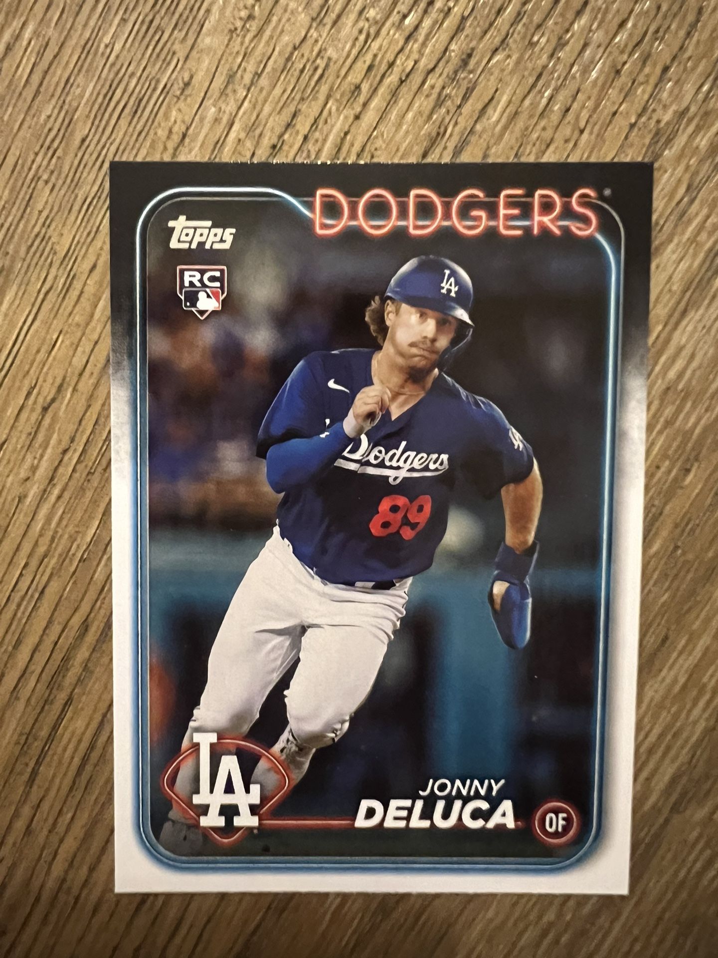 Topps Series 1 Jonny Deluca Los Angeles Dodgers Rookie RC #233