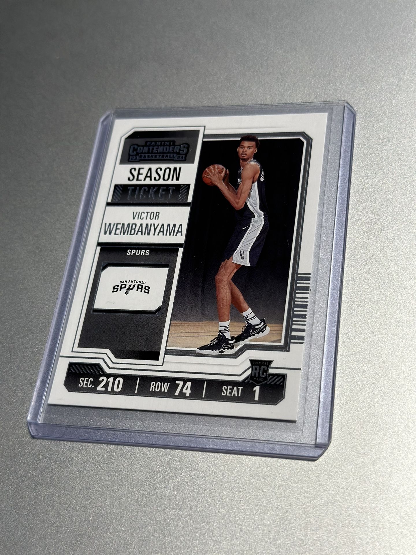 2023-24 Panini Contenders - Season Ticket #11 Victor Wembanyama (RC)