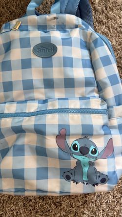Blue stitch backpack