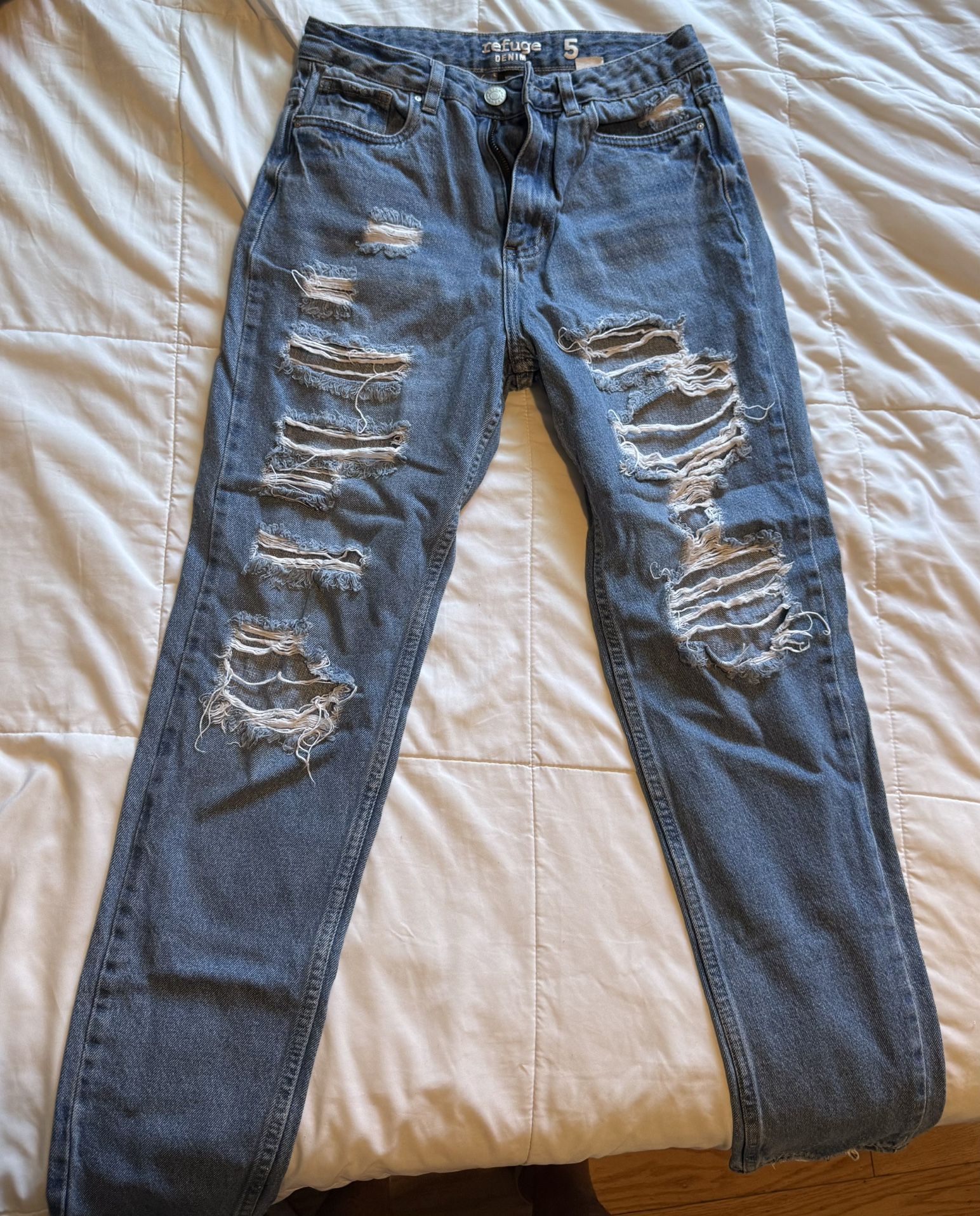 Refuge Denim Boyfriend High Waist Size 5